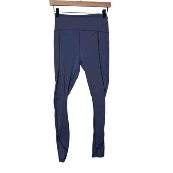 Lululemon Sculpt It Tight Leggings Greyvy High Rise Full Length Size 6 - Picture 5 of 14